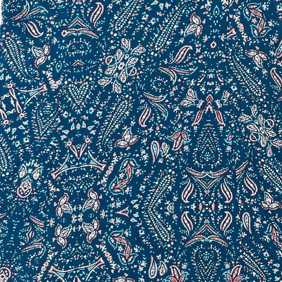 Decree Blue V-Neck Fit and Flare Skater Y2K Dress Medium - Picture 12 of 13